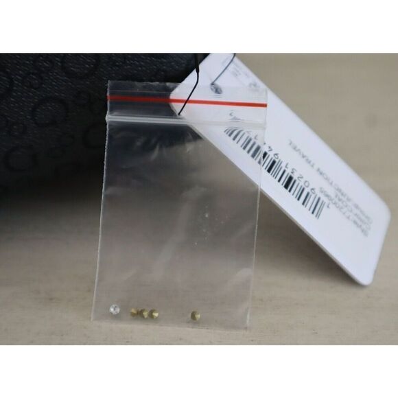 Guess T7200965 Women's Coal Allover Logo Junction Travel Cosmetic Makeup Bag - Picture 9 of 11